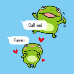 かえるの吹き出し