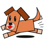 四角犬とワンワン