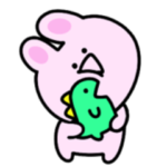 シュールなミニうさぎ