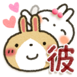 彼氏→彼女へ！茶うさぎパック