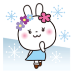 冬✨2021～\’22年✨きらきら花うさちゃん
