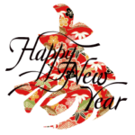 年賀状スタンプ（喪中はがき付き）