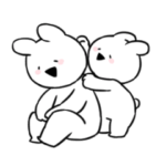 すこぶる動くウサギ＆ちびウサギ