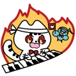 ぴてぃにゃんとピアノがんばろう！