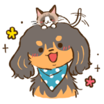 ミニュアダックスのウイとニャンコ達