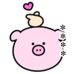 褒めちぎる♡シュールなミニぶた♡カスタム