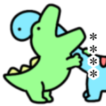 愛情深い♡シュールなミニ恐竜☆カスタム