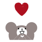 飛び出す!くまさんスタンプ