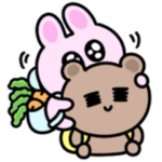 シュールなミニうさぎ