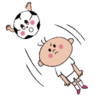 サッカー好きのスタンプです